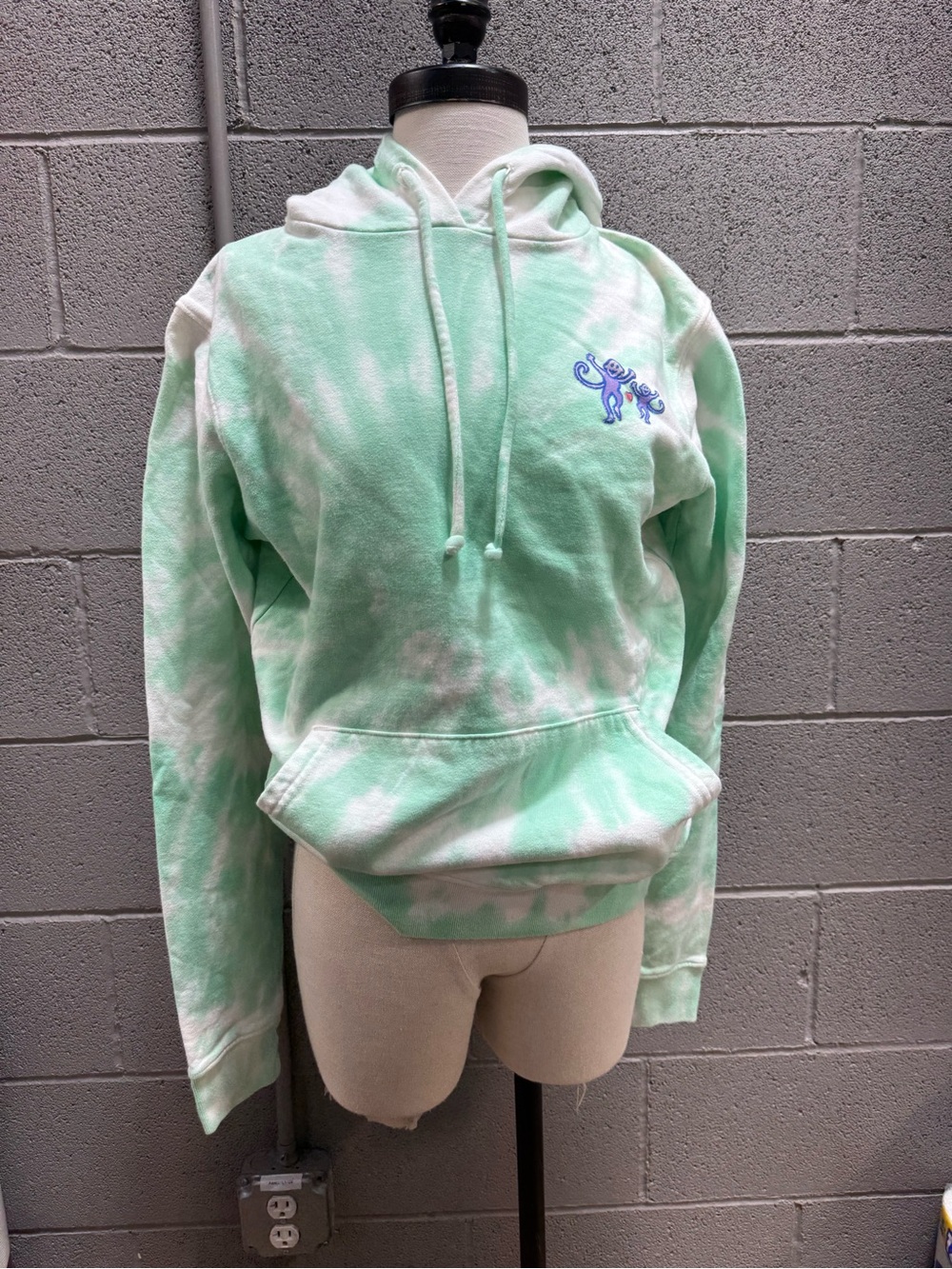 Roller Rabbit Mint Green Tie-Dye Sweatshirt